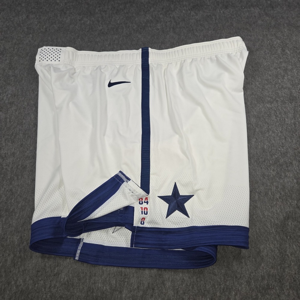 Nike Team USA Tokyo Olympics Basketball Shorts White Men's 44 XXL Player Issued